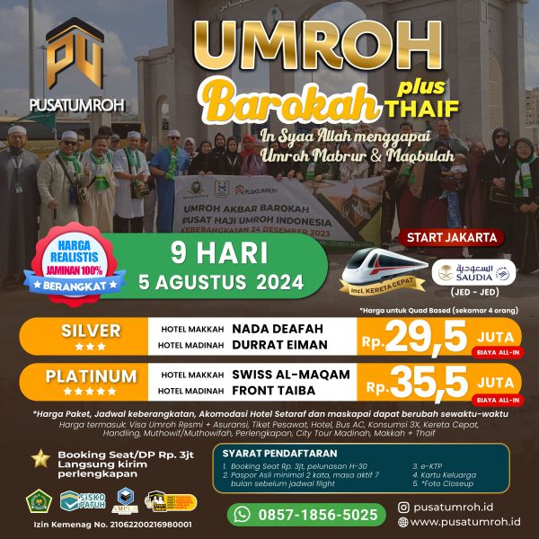 Paket Biaya Umroh 2024 2025 Harga Realistis Terjangkau