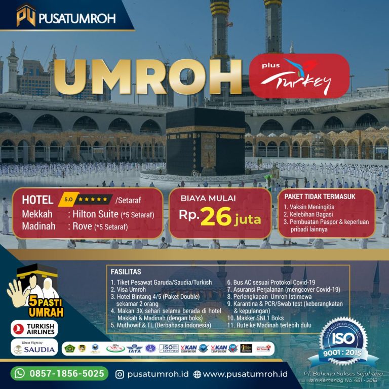 Paket Biaya dan Jadwal Umroh Murah Terbaru ⭐ 2021-2022/1443H