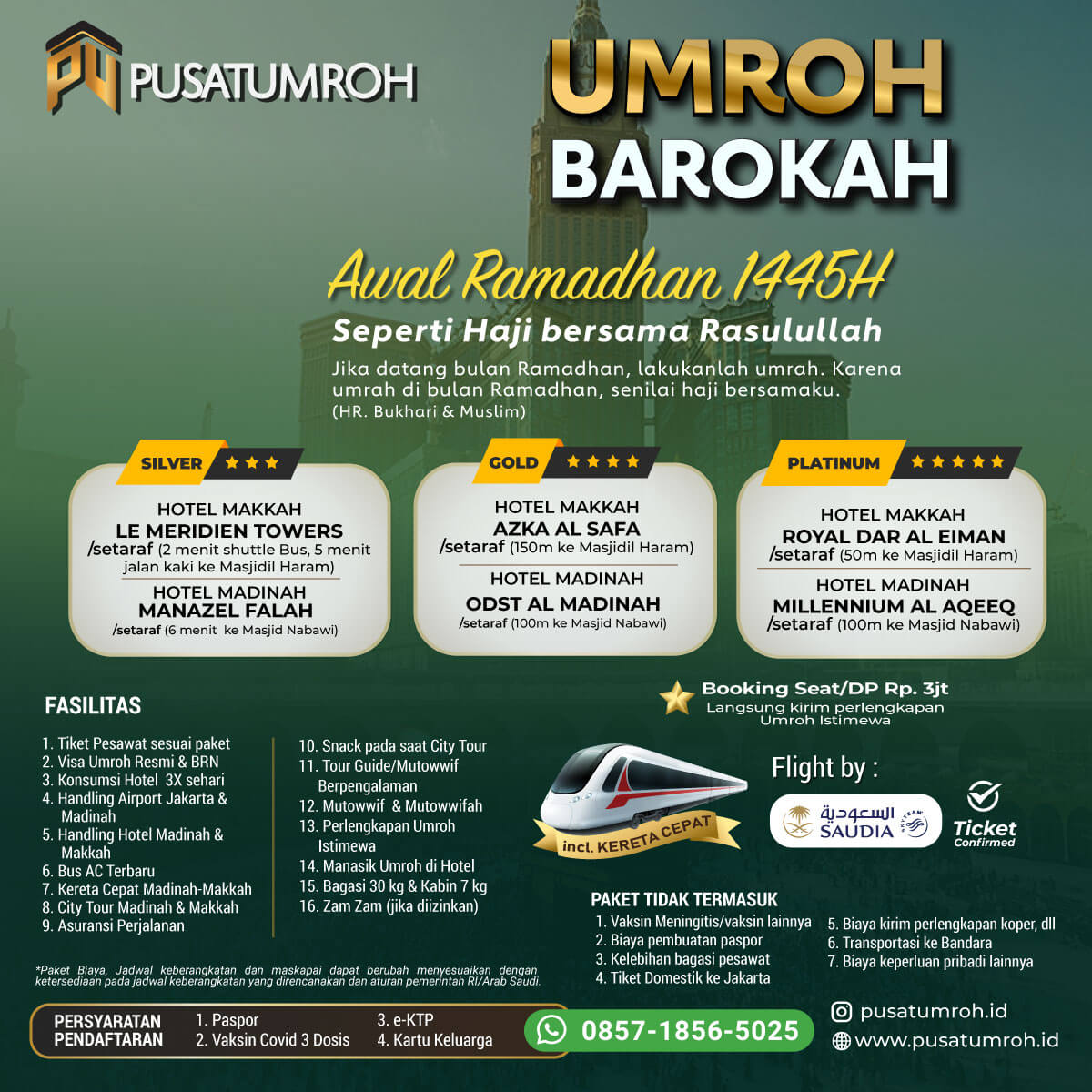 Paket Umroh Ramadhan 2024 1445 H, Harga Bersahabat