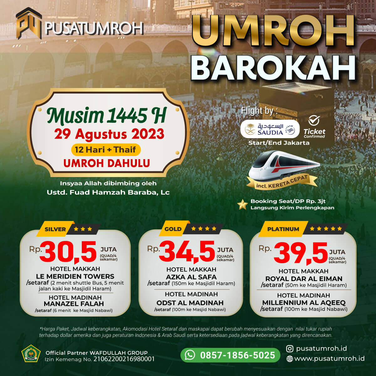 Paket Biaya Dan Jadwal Umroh Murah ⭐ 2023-2024/1445H