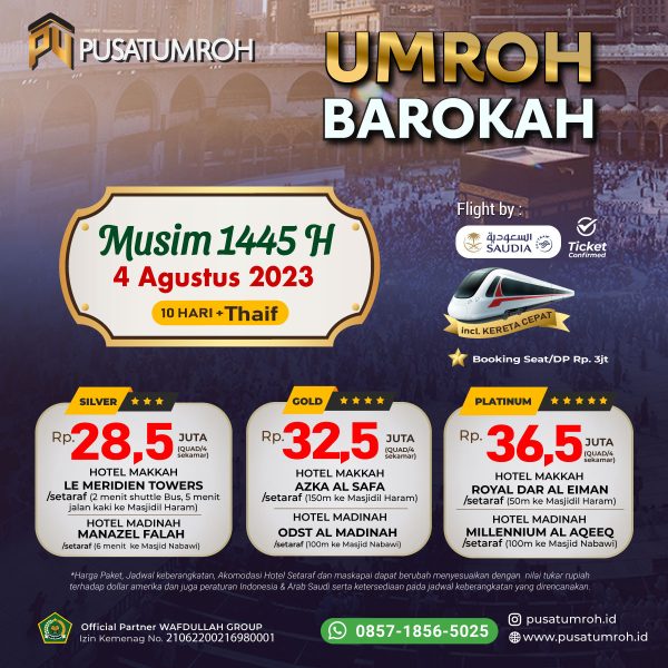 Paket Biaya Dan Jadwal Umroh Murah ⭐ 2023-2024/1445H