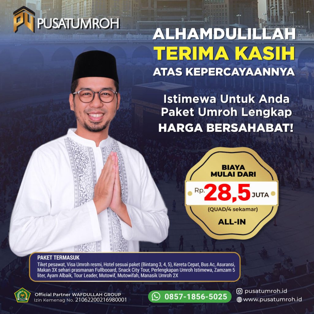 Paket Biaya Umroh 2024 2025 Harga Realistis Terjangkau